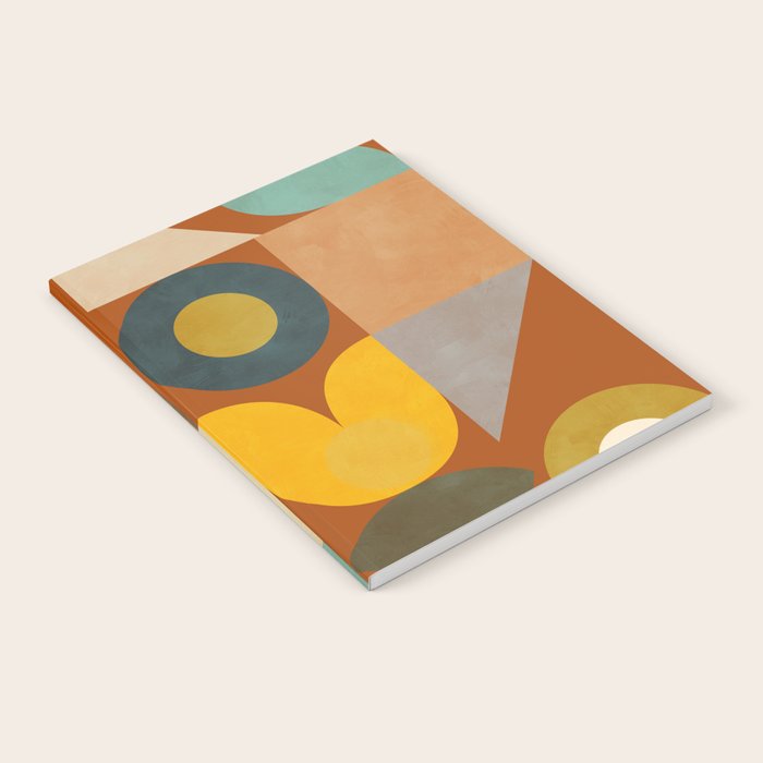 mid century modern spring abstract collection 3 Notebook Gallery Image 2