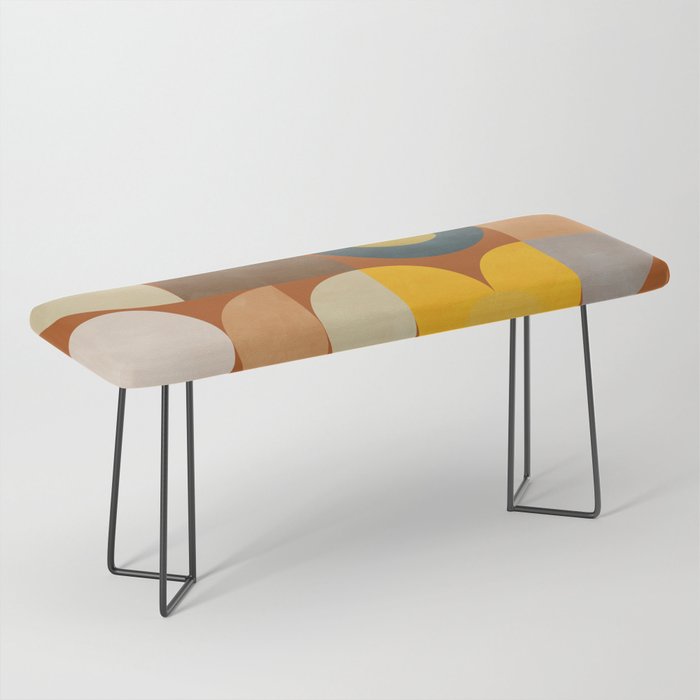 mid century modern spring abstract collection 3 Bench Gallery Image 1