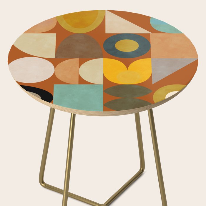mid century modern spring abstract collection 3 Side Table Gallery Image 2