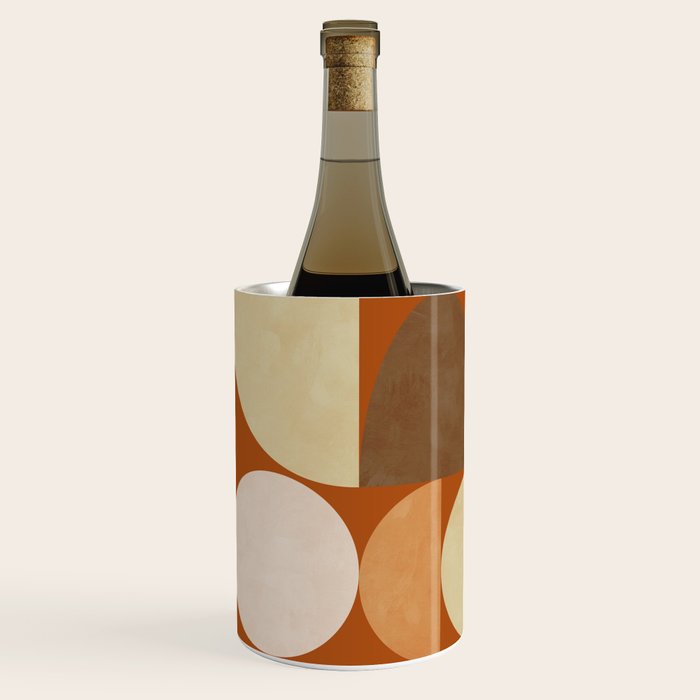 mid century modern spring abstract collection 3 Wine Chiller Gallery Image 2