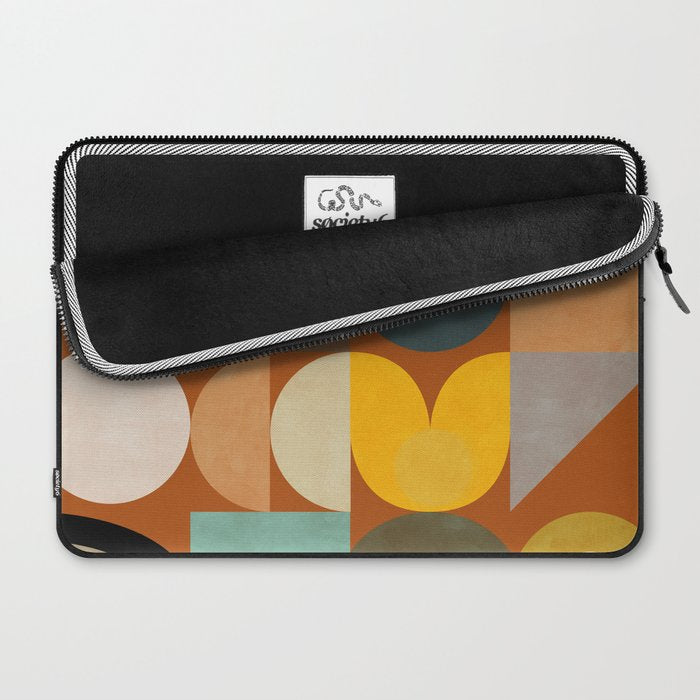 mid century modern spring abstract collection 3 Laptop Sleeve Gallery Image 2