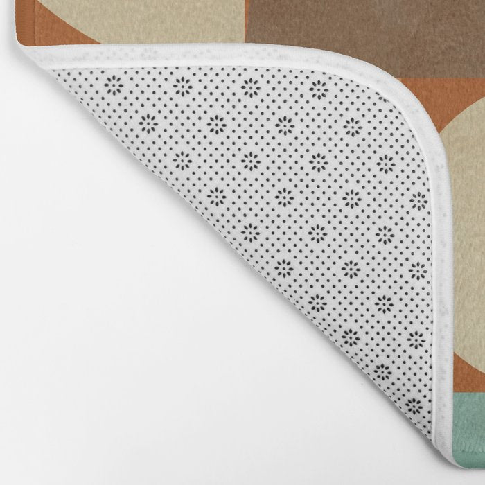 mid century modern spring abstract collection 3 Bath Mat Gallery Image 2
