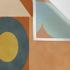 mid century modern spring abstract collection 3 Wall Tapestry Gallery Image 3