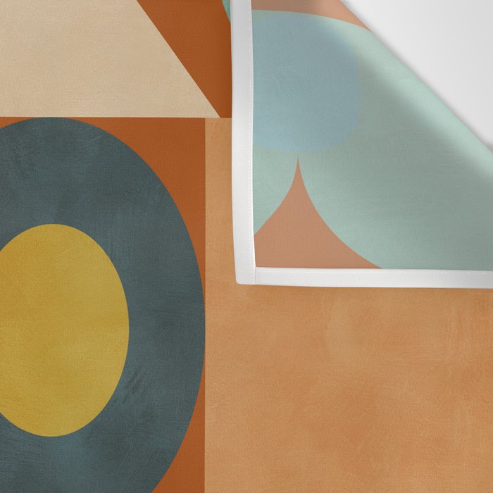 mid century modern spring abstract collection 3 Wall Tapestry Gallery Image 3