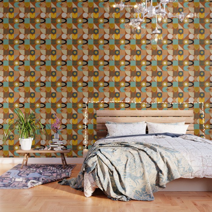 mid century modern spring abstract collection 3 Wallpaper Gallery Image 3