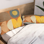 mid century modern spring abstract collection 3 Pillow Sham Gallery Image 2