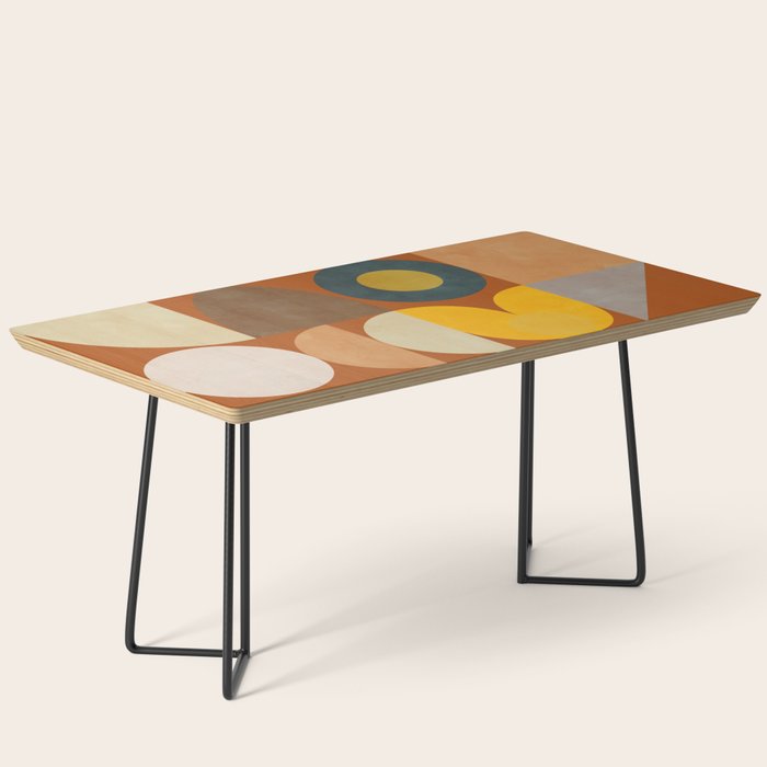 mid century modern spring abstract collection 3 Coffee Table Gallery Image 1