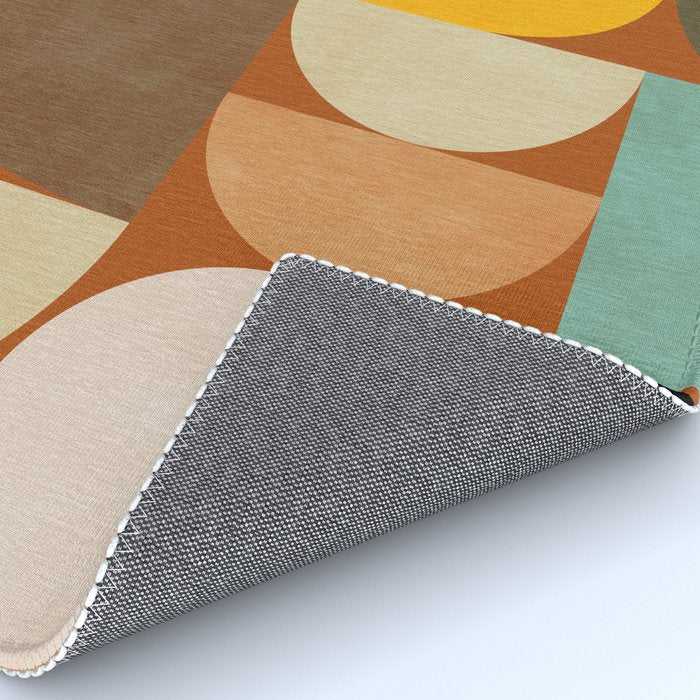 mid century modern spring abstract collection 3 Rug Gallery Image 4