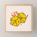 Leo Dice Mini Art Print Gallery Image 1