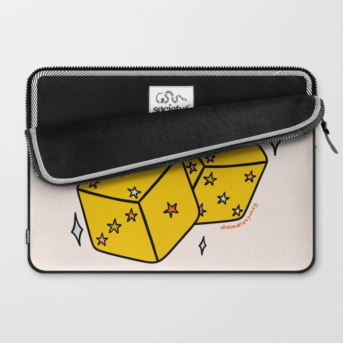 Leo Dice Laptop Sleeve Gallery Image 2