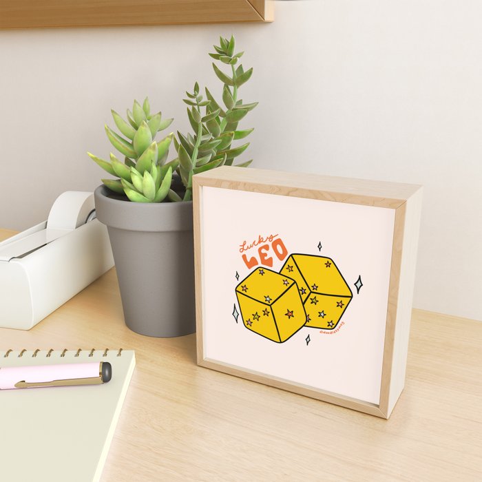 Leo Dice Mini Art Print Gallery Image 2