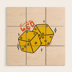 Leo Dice Wood Wall Art Gallery Image 1