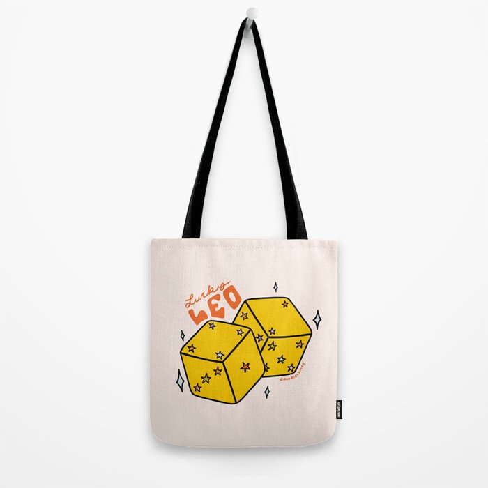 Leo Dice Tote Bag Gallery Image 2