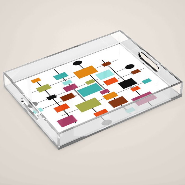 Mid-Century Modern Art 1.3.1 Acrylic Tray Gallery Image 1