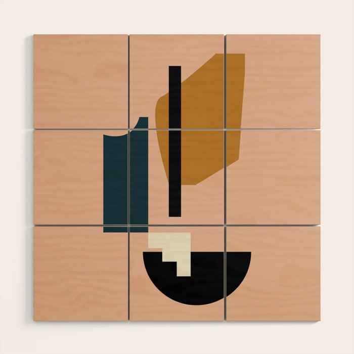 Shape study #2 - Lola Collection Wood Wall Art Gallery Image 1