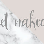Get Naked, Funny Bathroom Art,  Marble, Blush Pink, Grey Coffee Mug Gallery Image 2