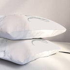 Get Naked, Funny Bathroom Art,  Marble, Blush Pink, Grey Pillow Sham Gallery Image 3