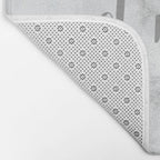 Get Naked, Funny Bathroom Art,  Marble, Blush Pink, Grey Bath Mat Gallery Image 2