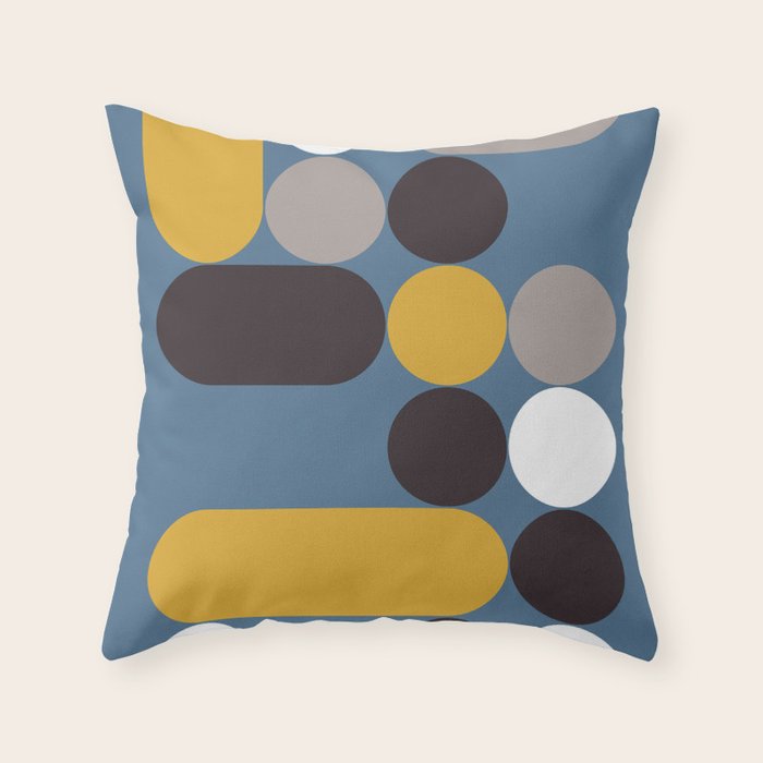 Domino 05 Throw Pillow Gallery Image 1
