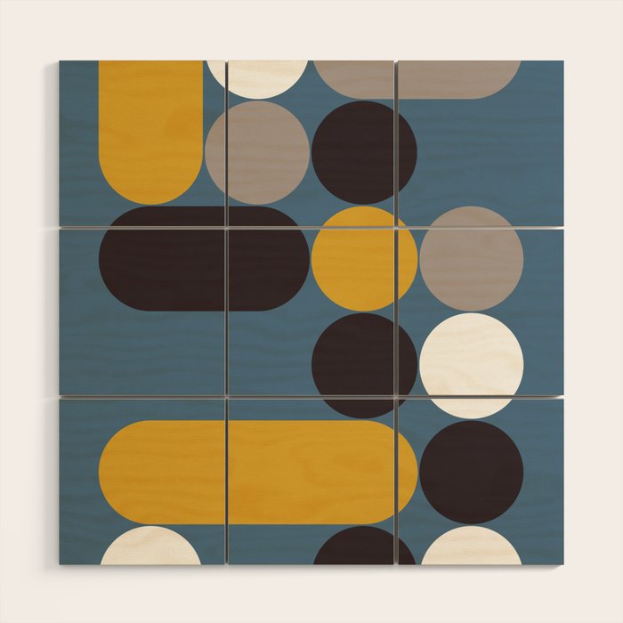 Domino 05 Wood Wall Art Gallery Image 1
