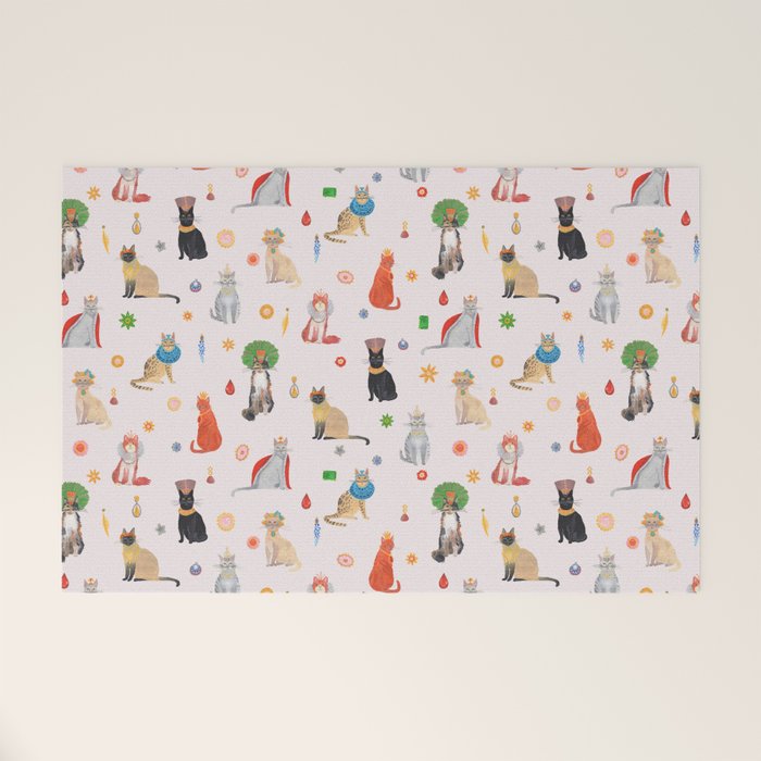 Cat Queens Welcome Mat Gallery Image 1