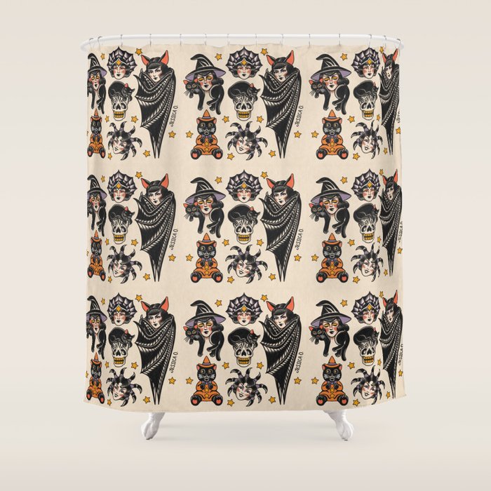 Everyday is Halloween Shower Curtain Gallery Image 1