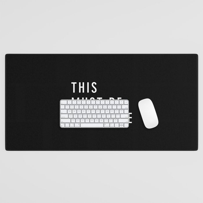 This Must Be The Place Desk Mat Gallery Image 1