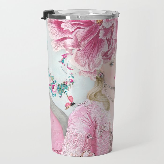 Marie Antoinette Wallflower Travel Mug Gallery Image 3