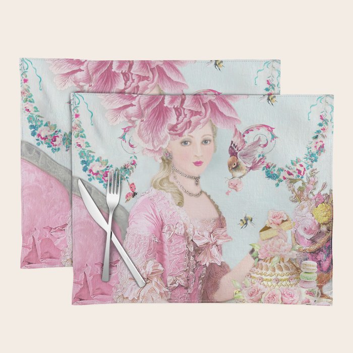 Marie Antoinette Wallflower Placemat Gallery Image 1