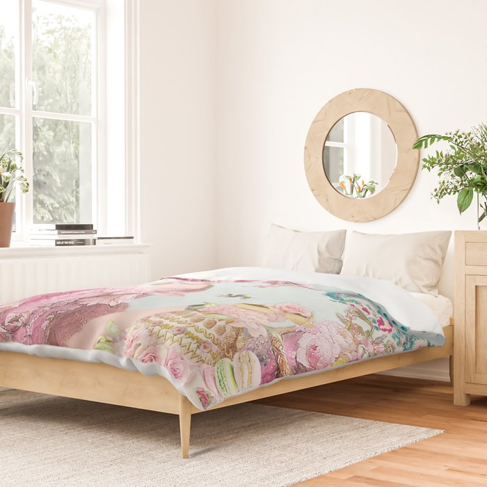 Marie Antoinette Wallflower Duvet Cover Gallery Image 2