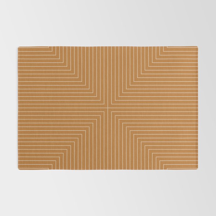 Angular Lines X Rug Gallery Image 2