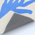 Jazz Blue Leaf: Matisse Series 02 | Mid-Century Edition Rug Gallery Image 4