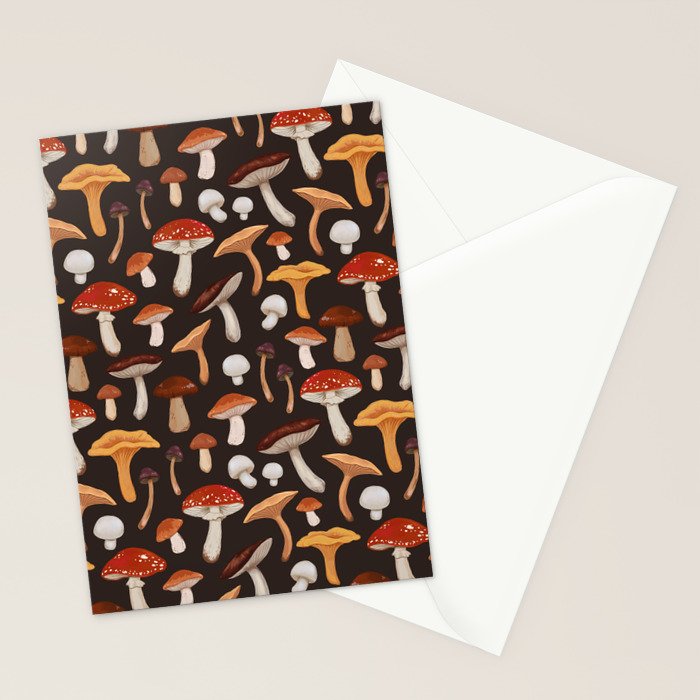 Mushroom Medley Stationery Card Gallery Image 2