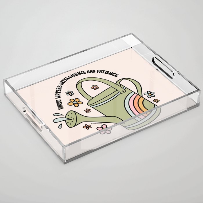 Virgo Watering Can Acrylic Tray Gallery Image 1