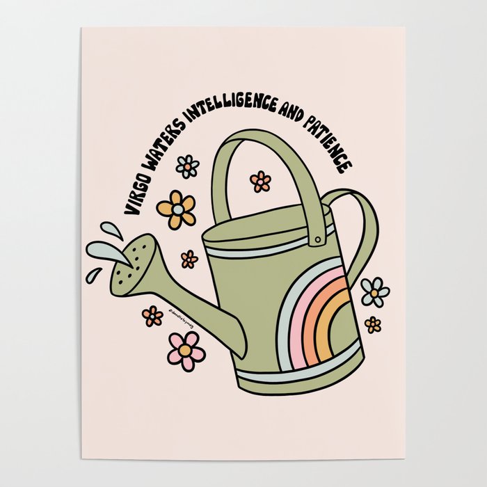 Virgo Watering Can Poster Gallery Image 4