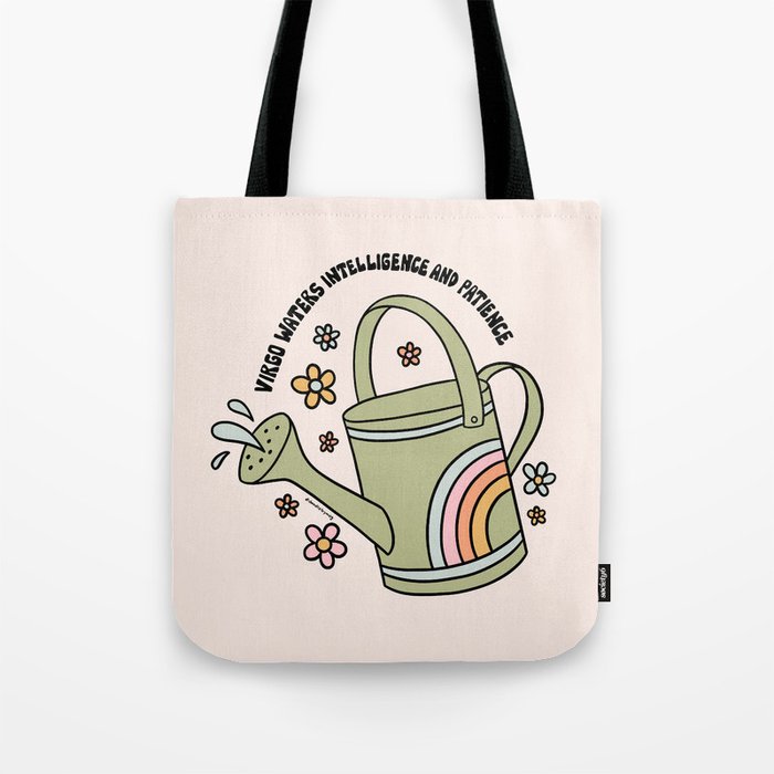 Virgo Watering Can Tote Bag Gallery Image 1