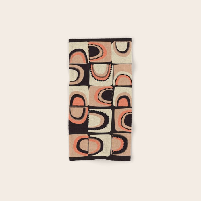 checkers rainbows modern shapes Bath Towel Gallery Image 1