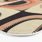 checkers rainbows modern shapes Bath Mat Gallery Image 3