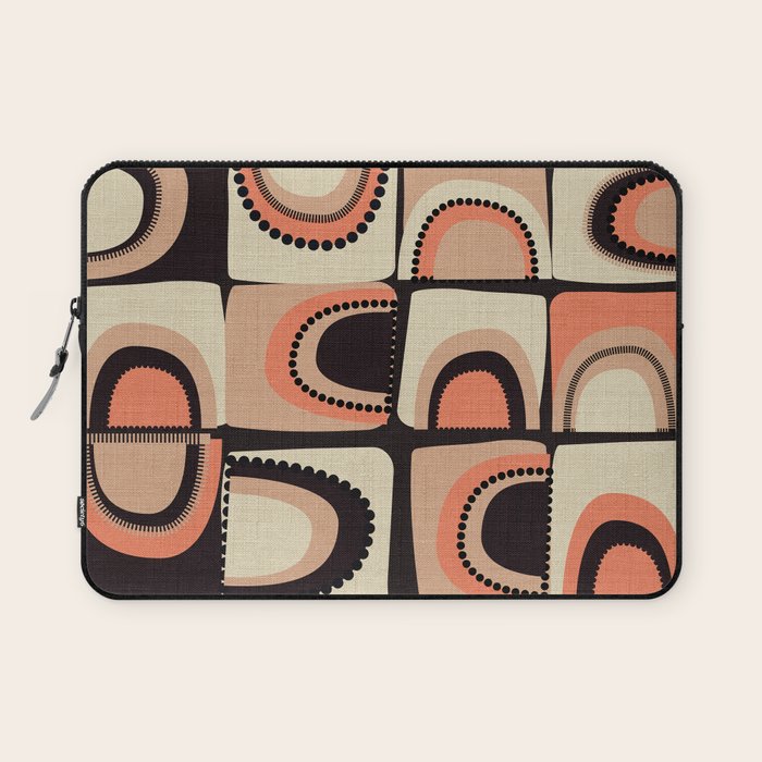 checkers rainbows modern shapes Laptop Sleeve Gallery Image 1