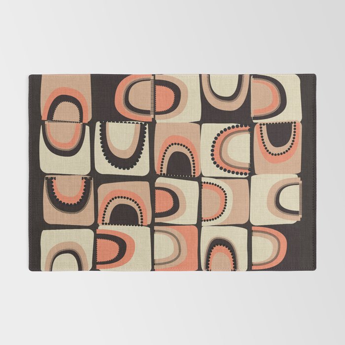 checkers rainbows modern shapes Rug Gallery Image 2