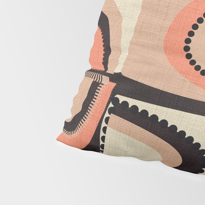 checkers rainbows modern shapes Pillow Sham Gallery Image 4