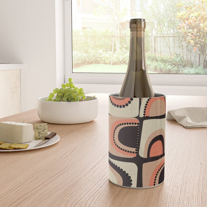 checkers rainbows modern shapes Wine Chiller Gallery Image 4