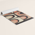 checkers rainbows modern shapes Yoga Mat Gallery Image 2