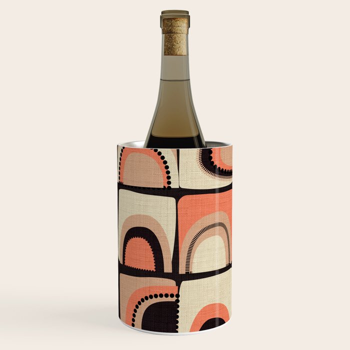 checkers rainbows modern shapes Wine Chiller Gallery Image 3