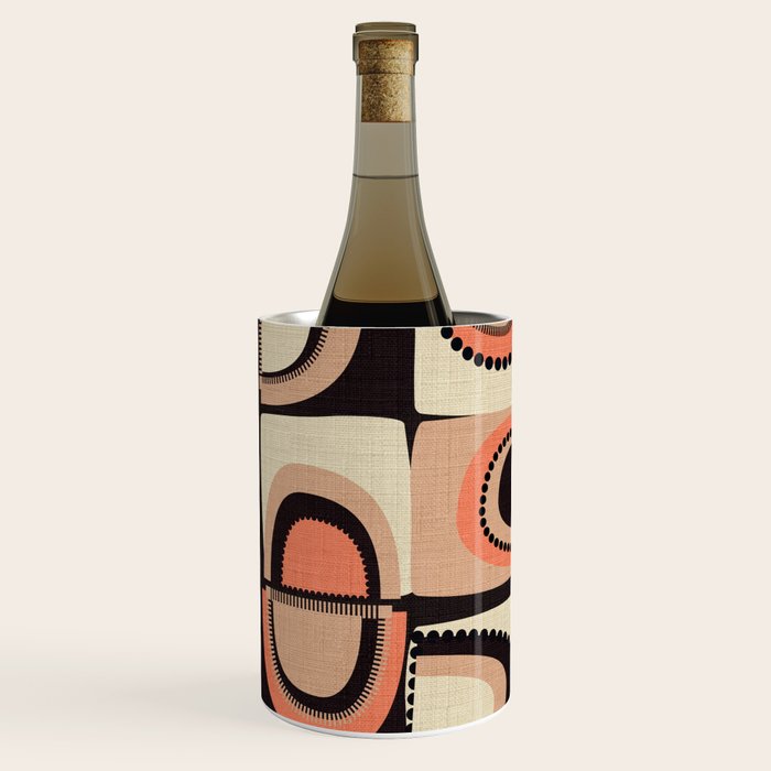 checkers rainbows modern shapes Wine Chiller Gallery Image 2