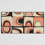 checkers rainbows modern shapes Desk Mat Gallery Image 3