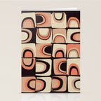 checkers rainbows modern shapes Stationery Card Gallery Image 2