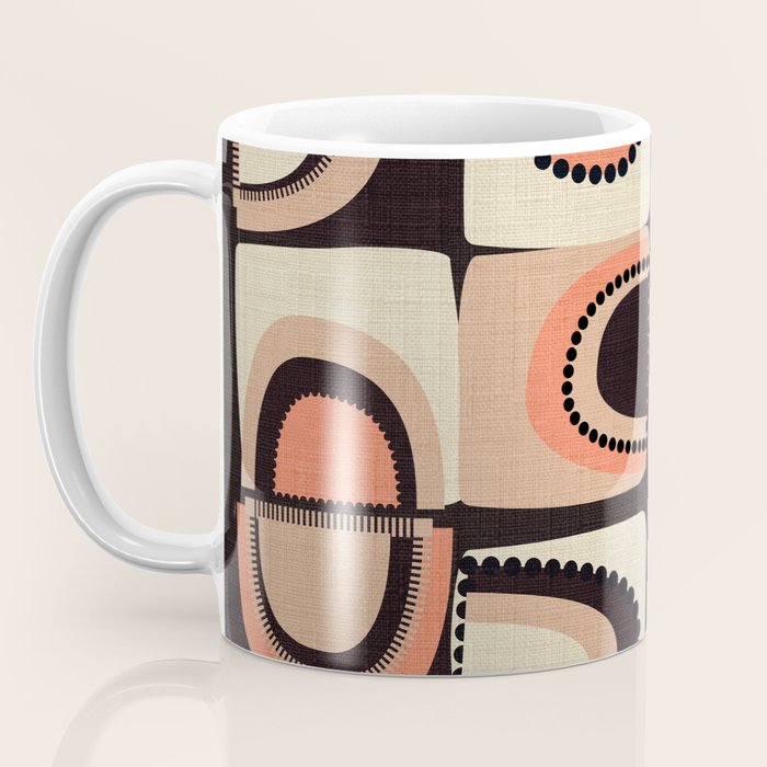 checkers rainbows modern shapes Coffee Mug Gallery Image 3