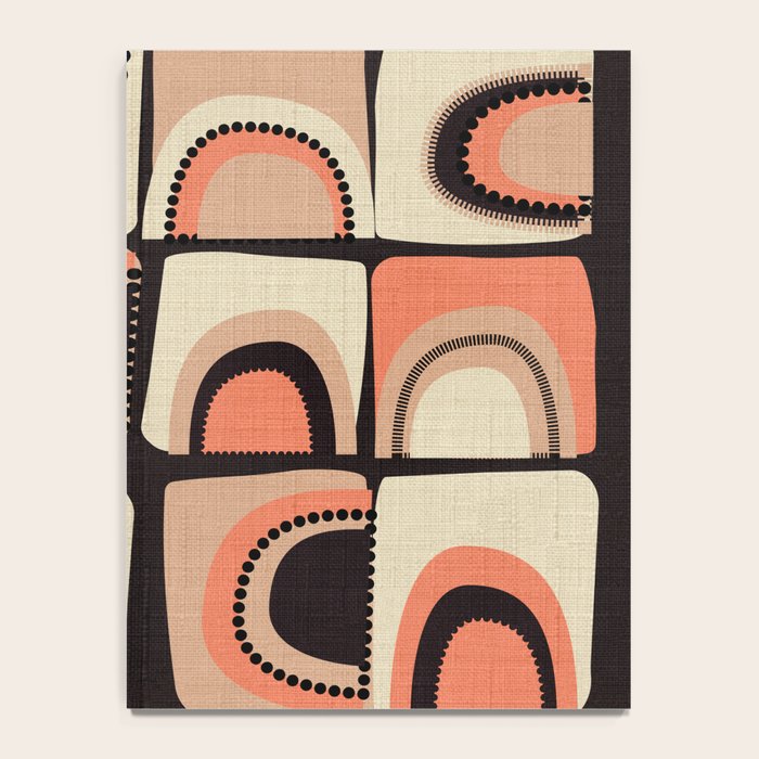 checkers rainbows modern shapes Notebook Gallery Image 4