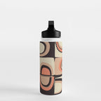checkers rainbows modern shapes Water Bottle Gallery Image 3